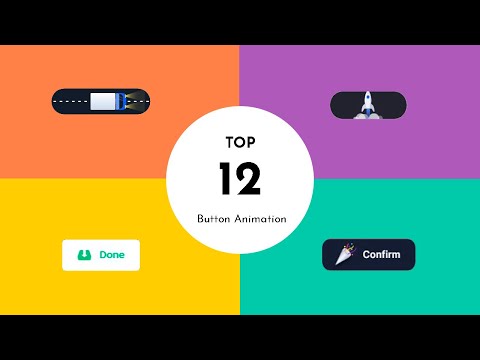 12 Cool CSS Button Animation | HTML CSS JavaScript